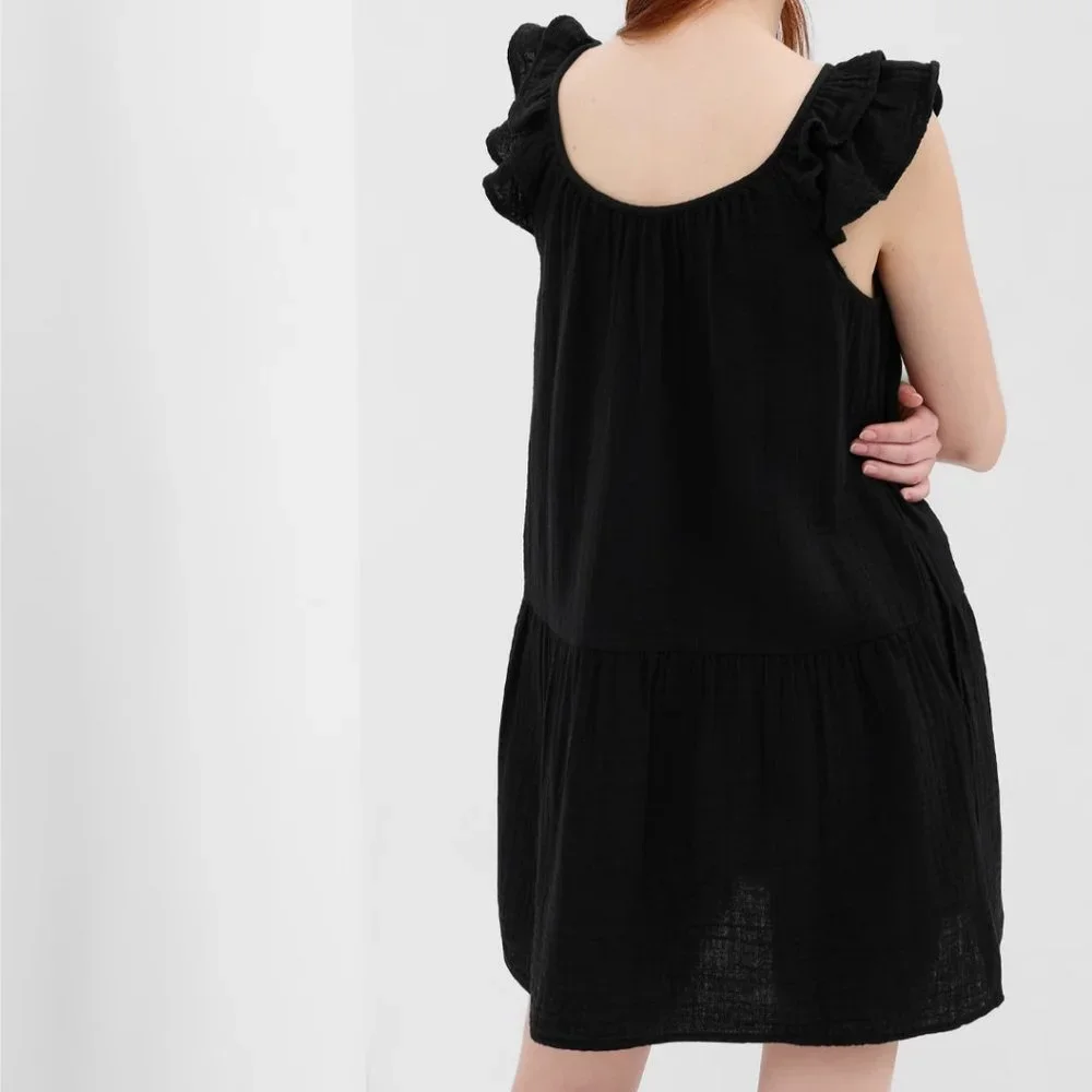 NWT GAP • Crinkle Gauze Mini Dress sz XL - Picture 3 of 4